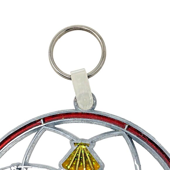 Suncatcher Kachina & Dream Catcher Native Acrylic Stained Glass VTG Set of 2 - Picture 7 of 11